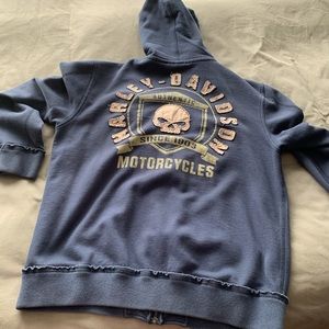 Harley Davidson Raglan Hoodie.